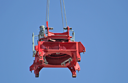 photography of Coast Crane building a crane near 6th and Yukon by Graham Collins