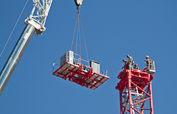 photography of Coast Crane building a crane near 6th and Yukon by Graham Collins