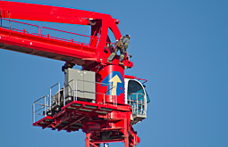 photography of Coast Crane building a crane near 6th and Yukon by Graham Collins