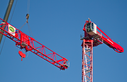 photography of Coast Crane building a crane near 6th and Yukon by Graham Collins
